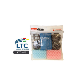 Sponge and steel scrub 7pcs LTC3-76
