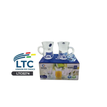 Tea Cups 6Pcs Glass Cup LTC0274