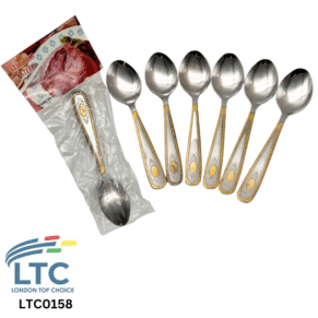 Spoons 15cm Gold Dinner Spoons(6pcs) LTC0158