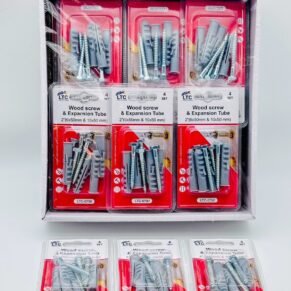 Wood Screw &Expansion tube 2" 4 Set LTC-0790