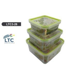 Food Container Rectangular (550,1200,2200ml LTC3-26