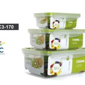 Food containers  3pcs set (550ml,1200ml,220ml)LTC3-170