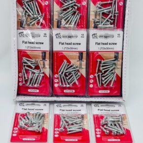 Flat Head Screw 15pcs 1.2" LTC-0758