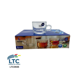Tea Cups QTY 6 Size 168ml LTC0935