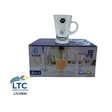 Tea cups QTY 6 Size 175ml-LTC0933