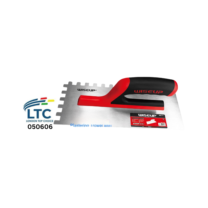 Plastering Trowel  with tooth Rubber Handle  TPR  -050606