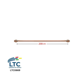 Curtain Pole Bronze metal 2m  LTC0669