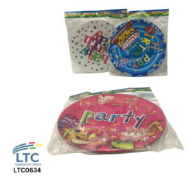 10pcs Birthday Plates  LTC0553