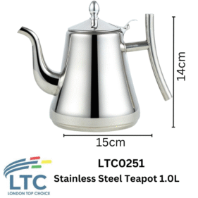 Metal Teapot 1lt LTC0251