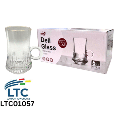 6 Turkish Tea Cups,105ml  LTC01057