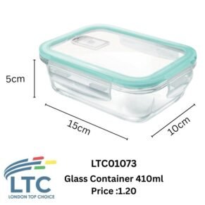 Glass Container15*5*10 410ml LTC01073