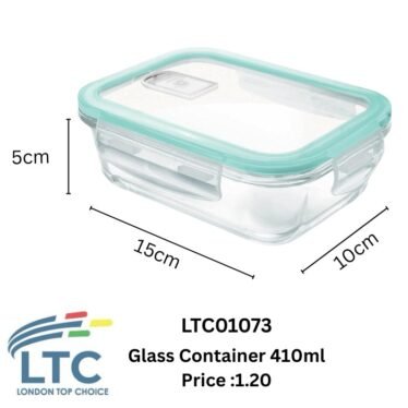 Glass Container15*5*10  410ml LTC01073