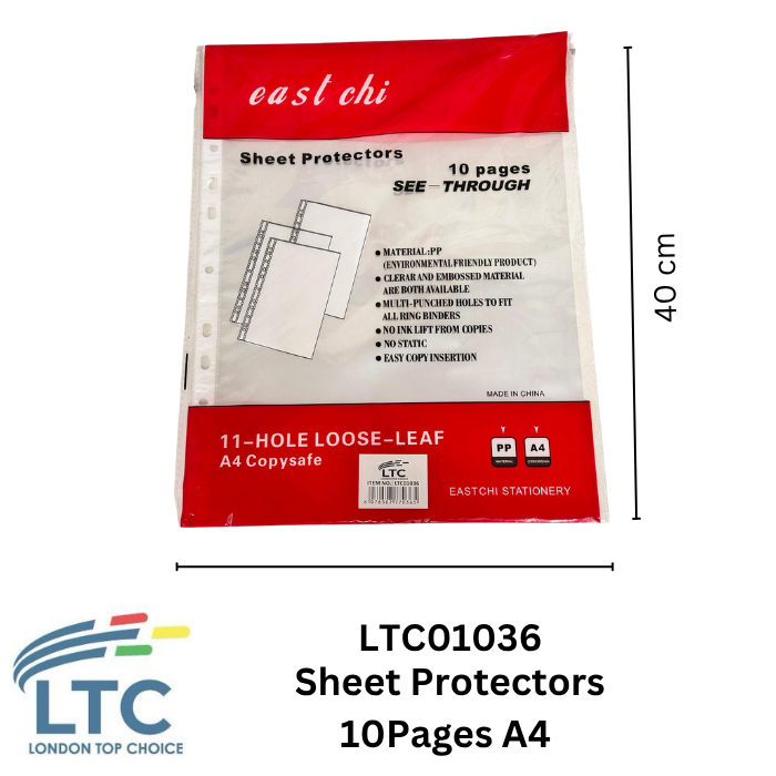 Sheet Protectors 10Pages A4 LTC01036