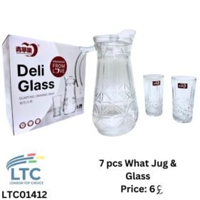 7 pcs Water Jug & Glass LTC01412