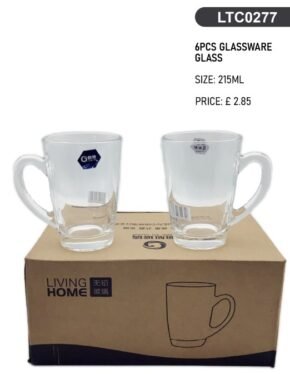 Tea Glasse cups 215ml 6 pcs LTC0277