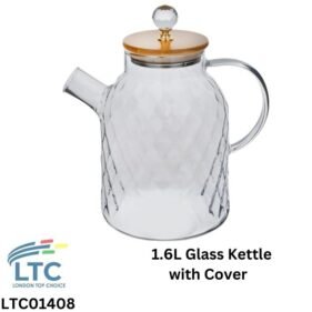 1.6L Glass Kettle with Cover LTC01408